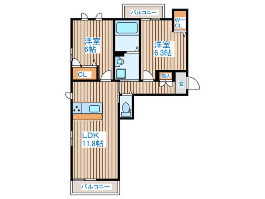 間取図 ベレオ トライスター