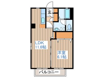 間取図 DISCUS F-2