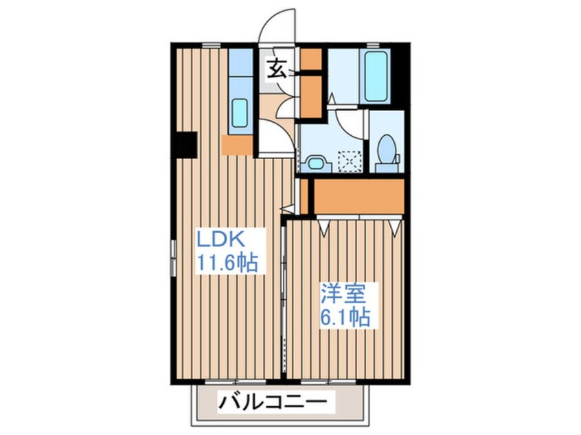 間取図 DISCUS F-2