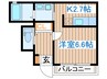 プロパティー長町A 1Kの間取り