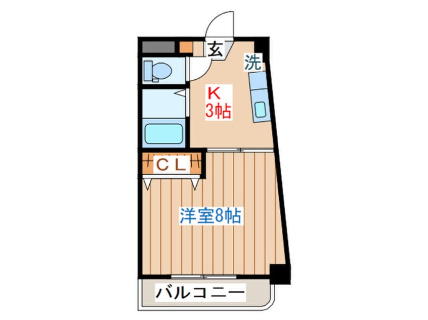 間取図 サンコ－ポはなぶさ