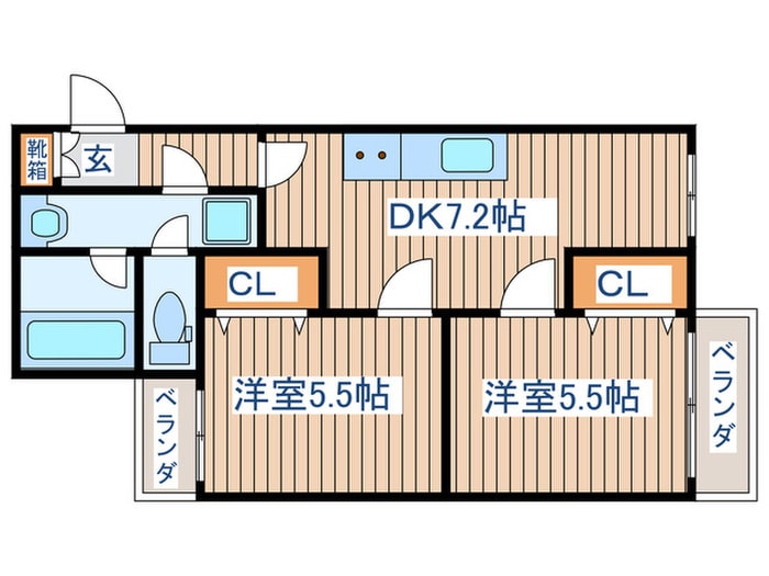 間取り図 ベルコムン原町