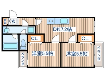 間取図 ベルコムン原町