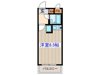 間取図 朝日プラザ上杉（608）