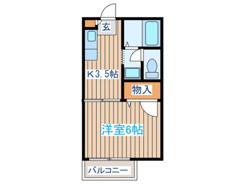 間取図 パステルオジマ５号館