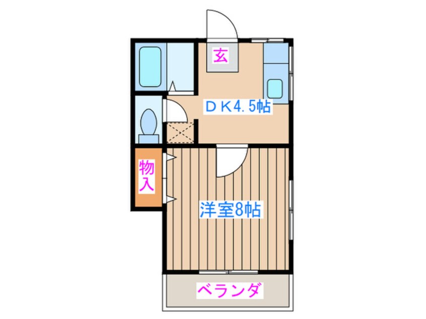 間取図 サンハイツ・エンドウ