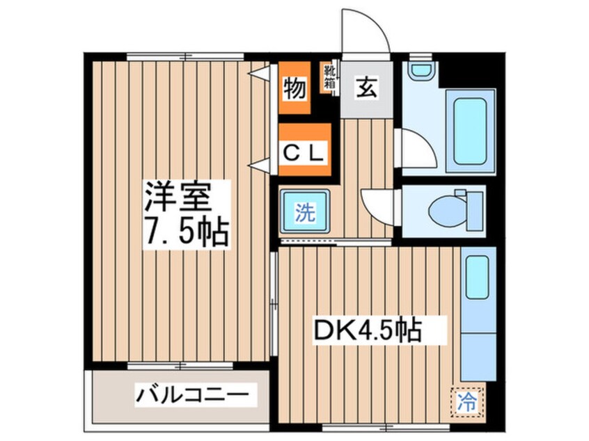 間取図 長刀丁アネックス