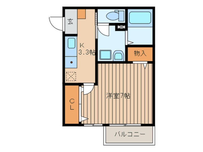 間取図 リバーサイドガーデン