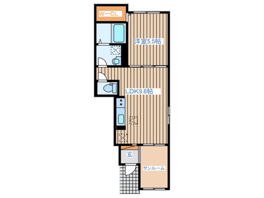 間取図 ルシエルＫ