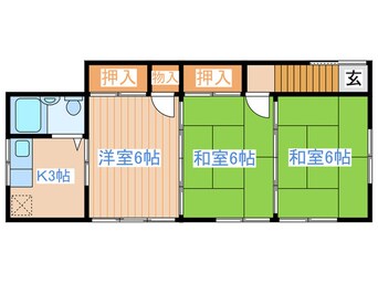 間取図 下馬2丁目アパート