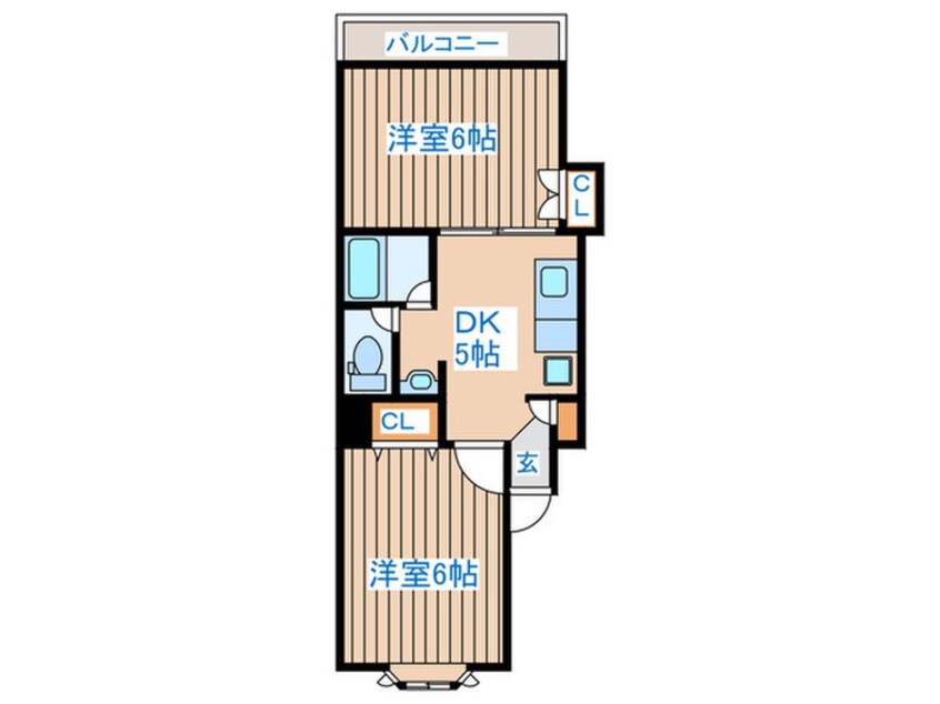 間取図 パ－トナ－旭ケ丘