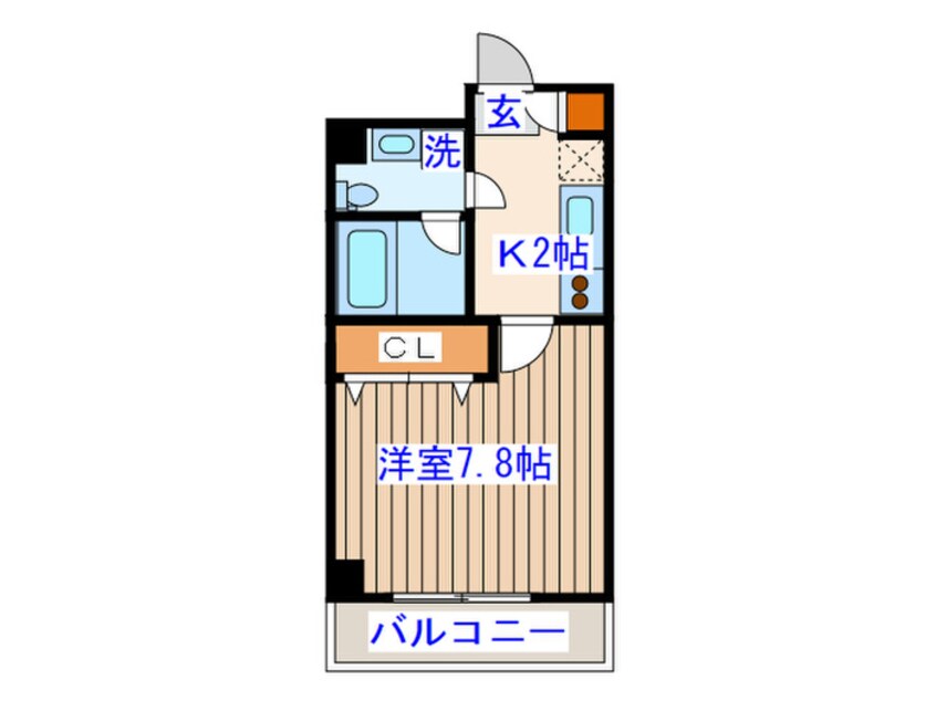 間取図 サンヒルズＳＳＫ２
