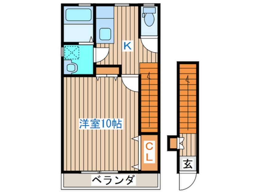間取図 コンフォート　メゾン　プラム