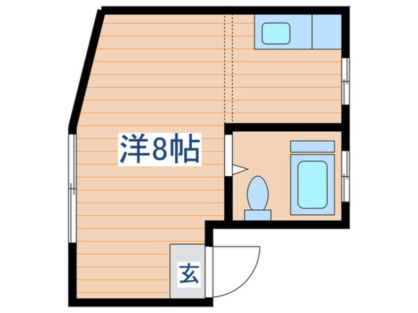 間取図 コ－ポ一高南Ｂ棟