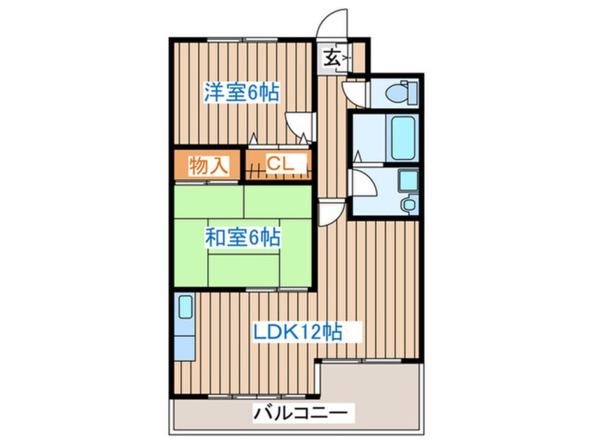 間取図 ロワジ－ルＫ