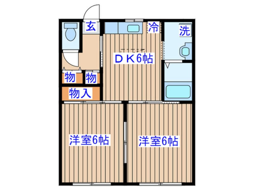 間取図 ハイネス支倉