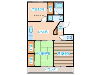 間取図 フォ－シ－ズン連坊