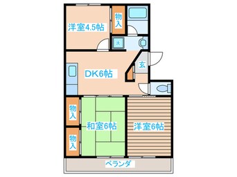 間取図 フォ－シ－ズン連坊