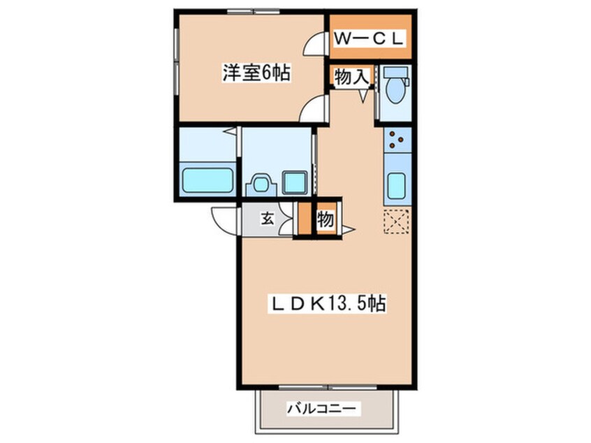 間取図 シャーメゾン真栄上杉