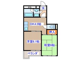 間取図 黄葉ビル銀杏町