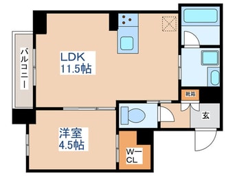 間取図 ベレオ長町一丁目