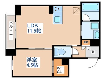 間取図 ベレオ長町一丁目