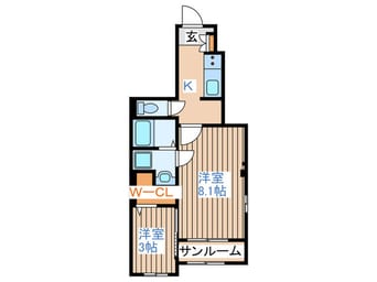 間取図 ドミール南仙台