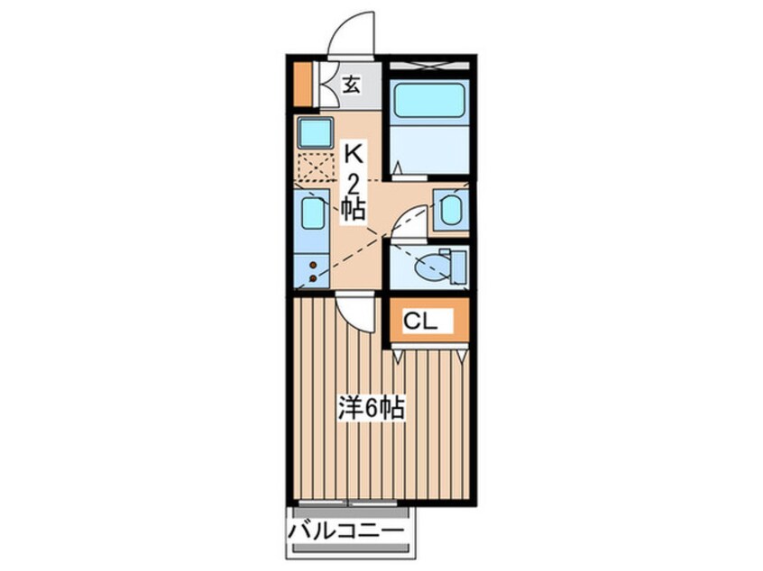 間取図 クレアフォーチュン畳屋丁