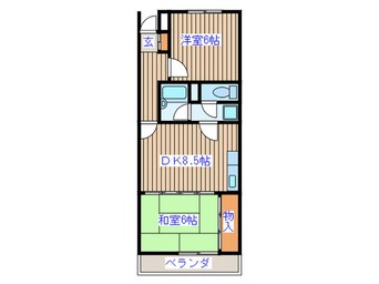 間取図 ロイヤルヒルズ上杉