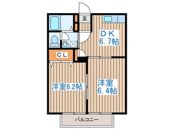 間取図 サンフォレスト1番館