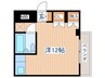 小田原イ－スタンコ－ポ 1Rの間取り