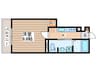Casa Feliz B棟 1Kの間取り