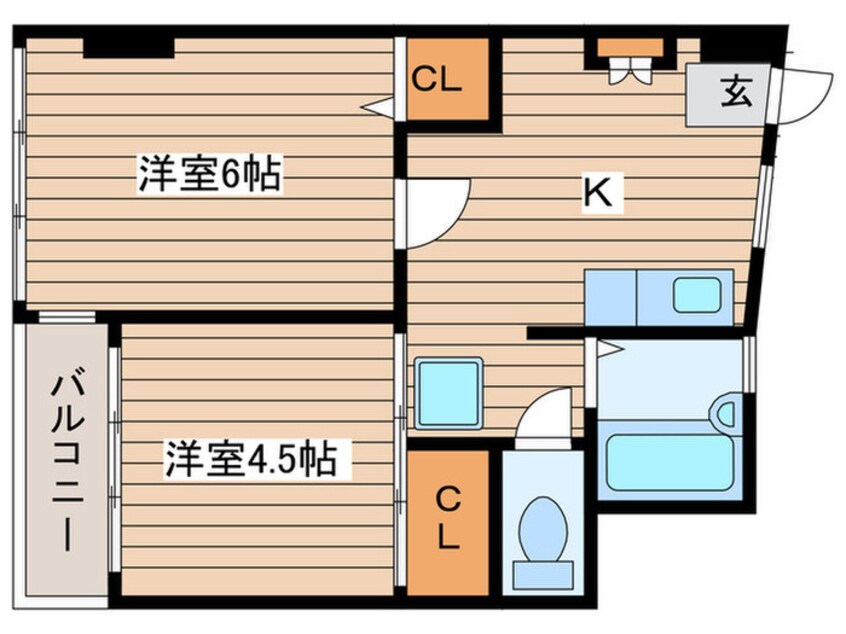 間取図 ブランハイム長町