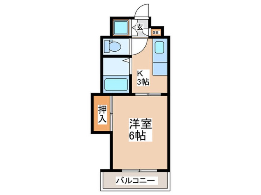 間取図 ユナイト上杉ビル