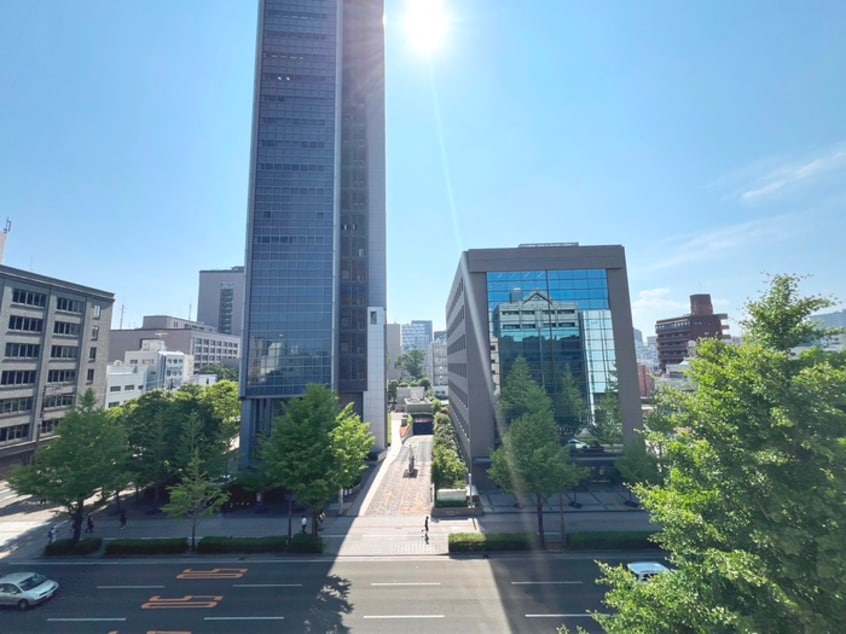 室内からの展望 ユナイト上杉ビル