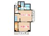 ロイヤルヒルズ柳生２ 1DKの間取り