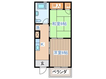 間取図 いづみﾏﾝｼｮﾝ