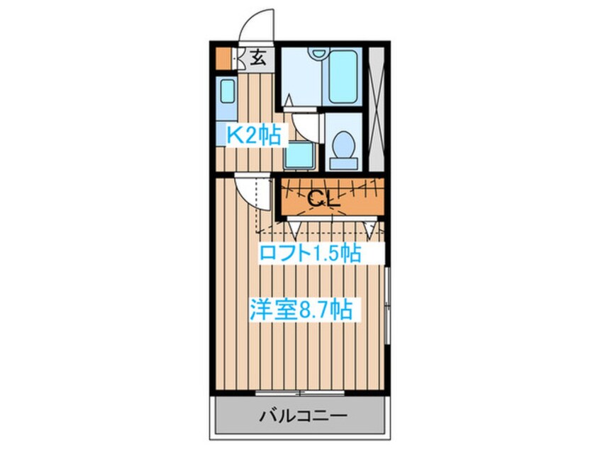 間取図 ノ－ブルカ－サ稲船