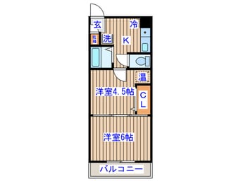 間取図 ロイヤルアネックス連坊