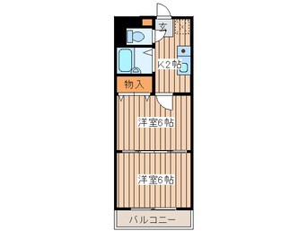 間取図 ロイヤルアネックス連坊