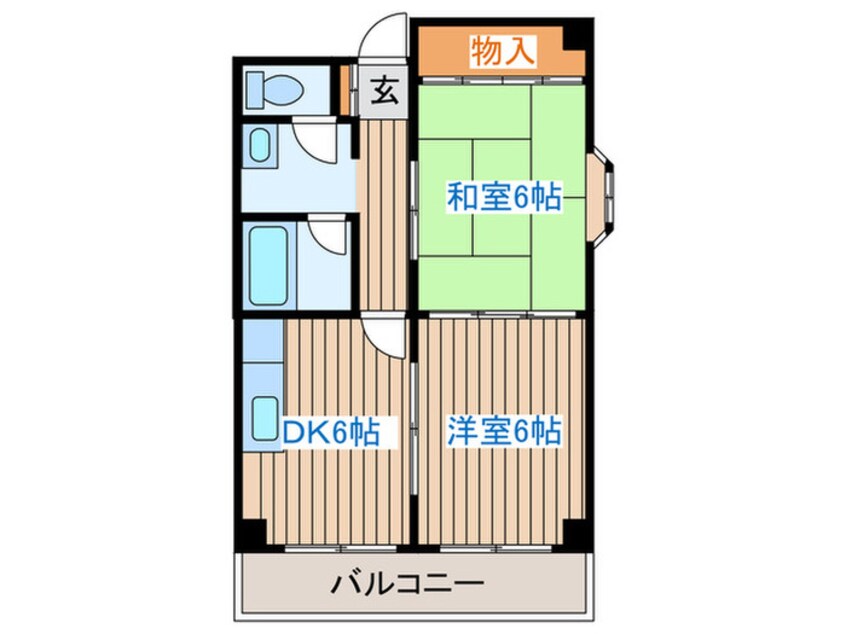 間取図 名取ビル富弥