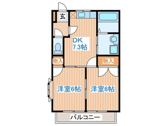 間取図 グリ－ティング