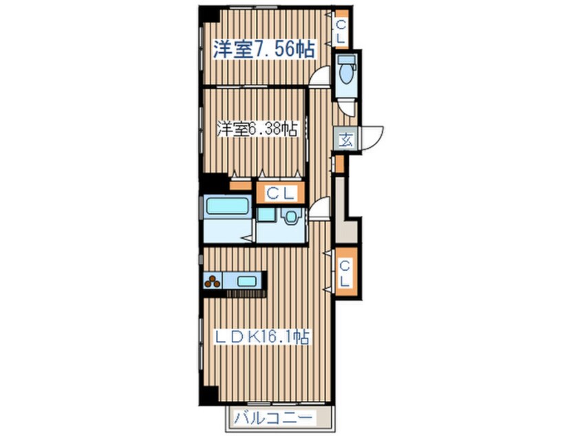 間取図 布袋屋マンション