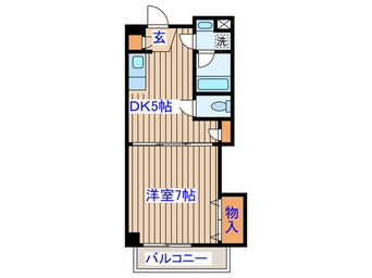間取図 小田原ｳｪﾙｺｰﾄ