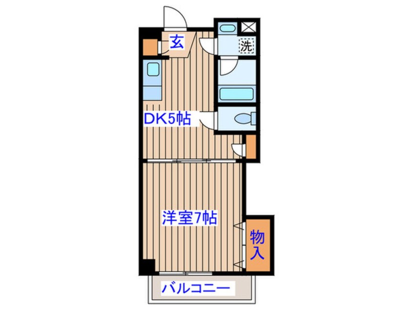 間取図 小田原ｳｪﾙｺｰﾄ