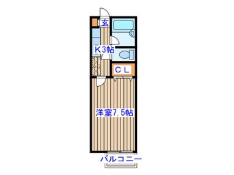 間取図 フォ－チュンヒルズⅡ