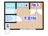 コ－ポ８４４３ 1Rの間取り