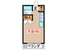 都ハイツ 1Rの間取り