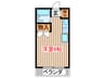 都ハイツ 1Rの間取り