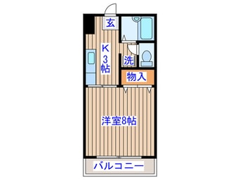間取図 カ－サ８８小田原